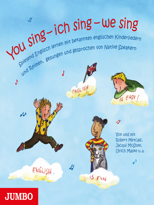 Title details for You sing--ich sing--we sing by Robert Metcalf - Available
